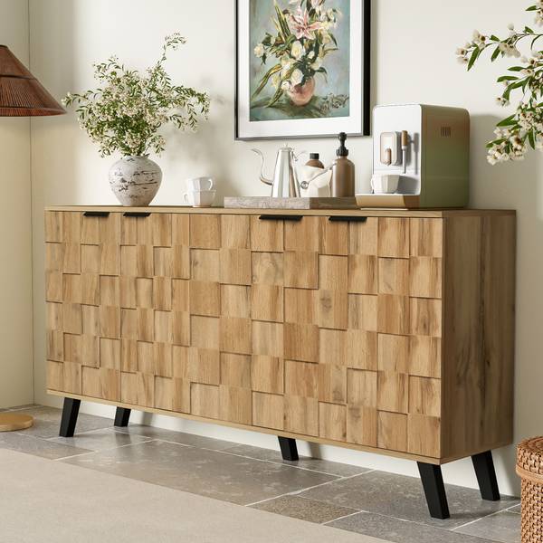 Sideboard Ocaers Braun - Holzwerkstoff - 36 x 78 x 161 cm