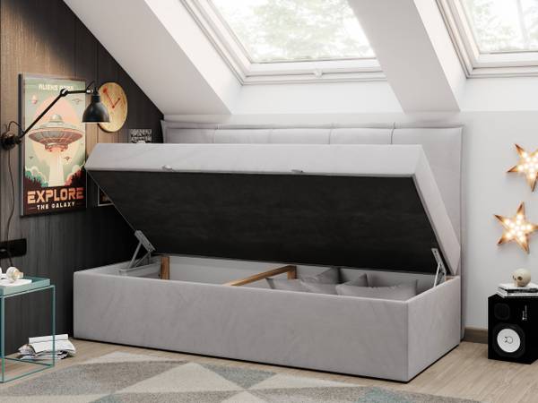 Kinderbett BANCO Hellgrau