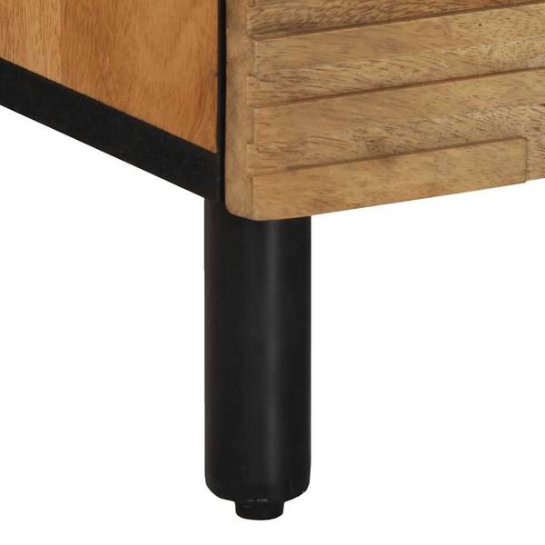Sideboard 3043525 (2er Set) Braun - Mango - 60 x 75 x 33 cm