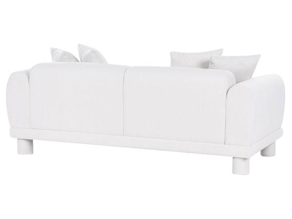 3-Sitzer Sofa PORI Cremeweiß - Weiß