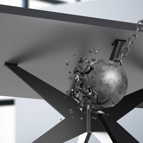 pieds de table Delmont Noir - Métal - 130 x 74 x 130 cm