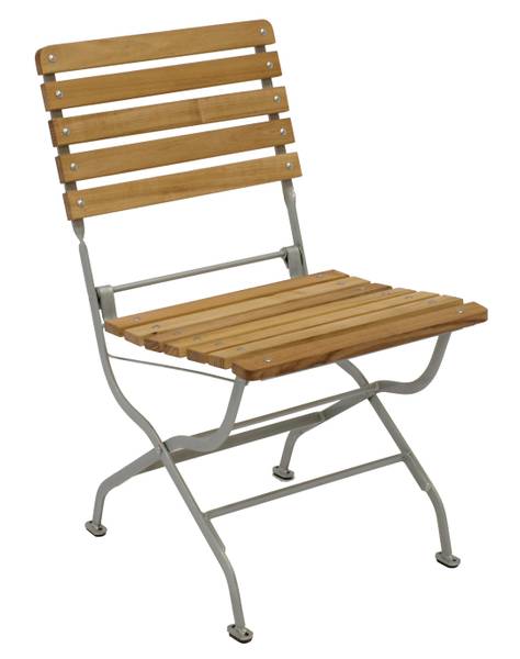 Set Passau 3-teilig Braun - Robinie - Stahl - 77 x 72 x 77 cm