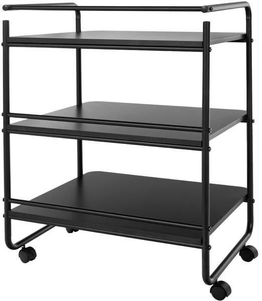 Servierwagen PL902 Schwarz - Metall - 61 x 82 x 51 cm