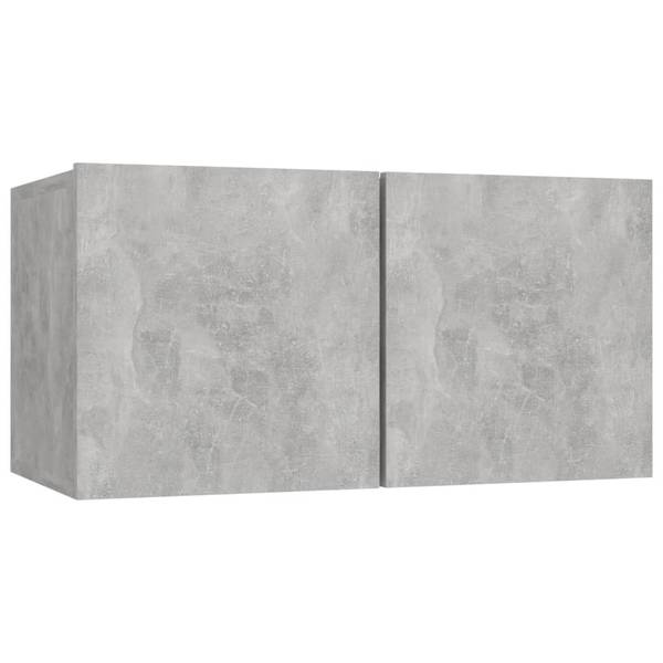 TV-Schrank 5er Set D875 Grau - Holzwerkstoff - 30 x 30 x 60 cm