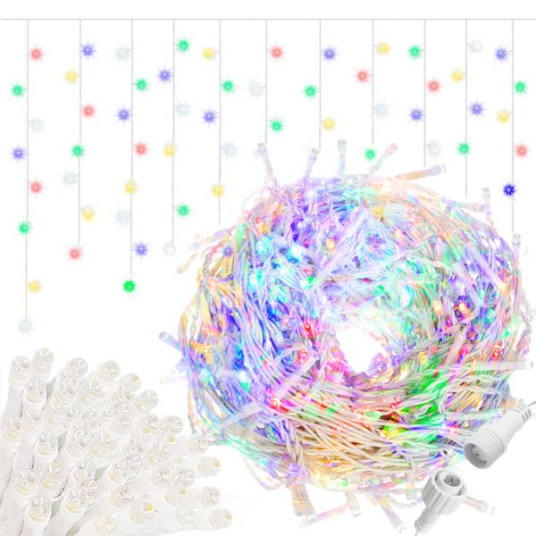 Lichtervorhang 14.5 m Kunststoff - 15 x 15 x 15 cm