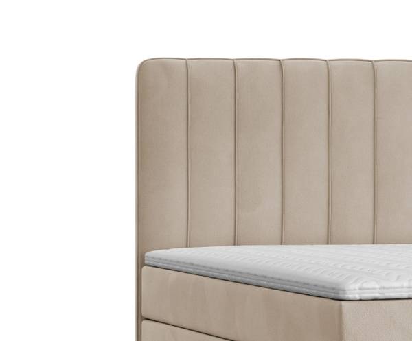 Boxspringbett Kobbe  Braun - Liegefläche Breite: 180 cm