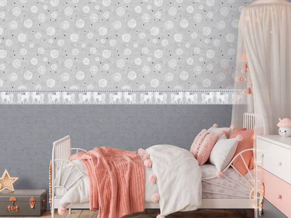 Vliestapete 771796-GU Grau - Kunststoff - 53 x 1 x 1005 cm