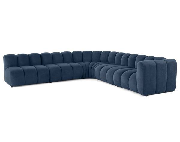 Ecksofa DEBBIE Blau