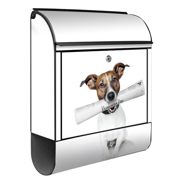 Briefkasten Stahl Business Day Schwarz - Stahl - 38 x 46 x 13 cm