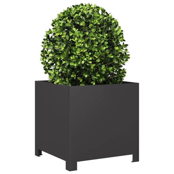 Pflanzkübel 3042253-2 2er Set Schwarz - 40 x 40 x 40 cm