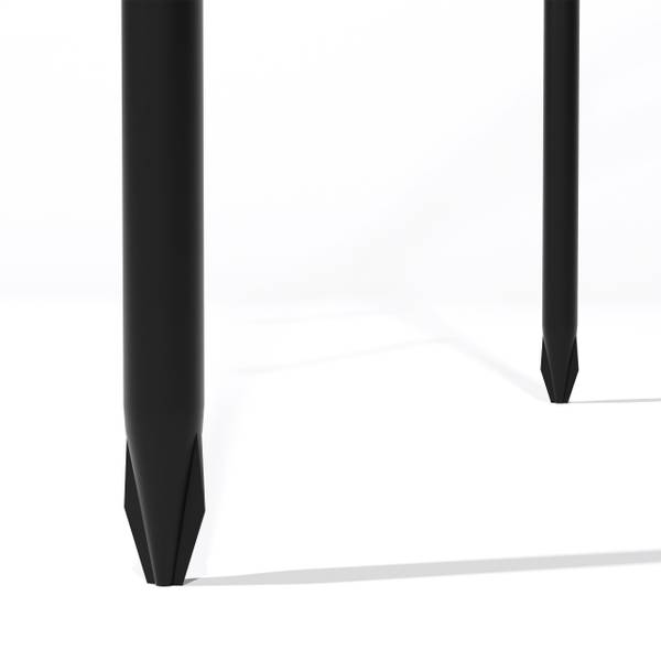 Rozenboog metaal 2 breedtes zwart - staal - 235 x 250 x 40 cm