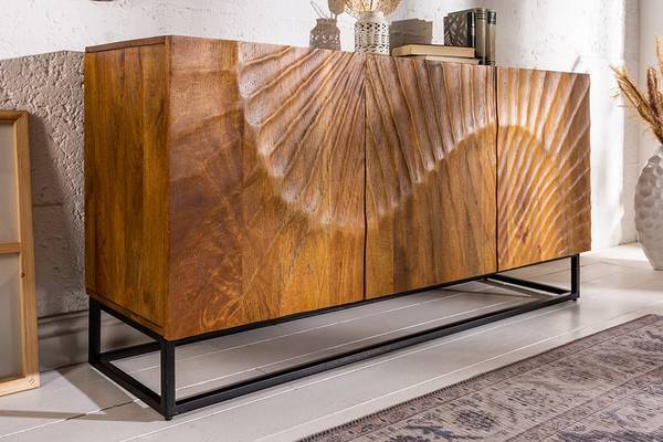 Sideboard SCORPION Braun - Mango - 140 x 75 x 38 cm