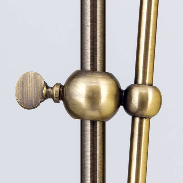 Stehlampe TONIA Braun - Metall - 35 x 183 x 35 cm