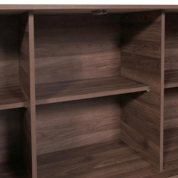 Sideboard Annetta Braun - Holzwerkstoff - Metall - 153 x 80 x 40 cm