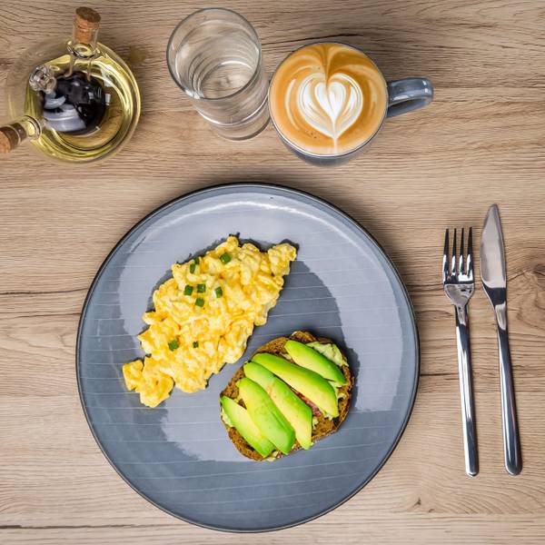 12-teiliges Geschirrset in Grau Grau - Keramik - 30 x 29 x 45 cm