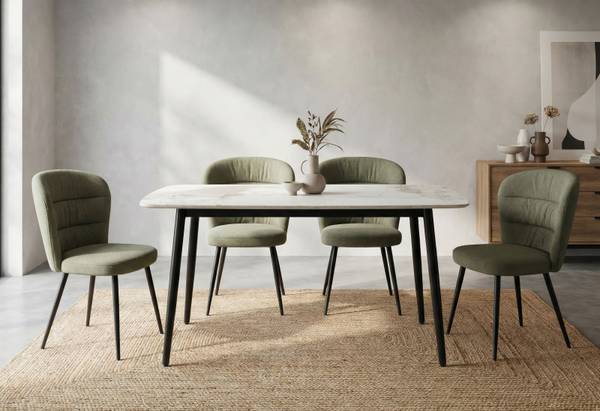 Eettafel Josh metaal - 138 x 76 x 138 cm