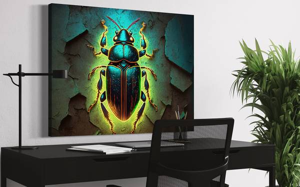 Wandbild Neon 60 x 40 cm