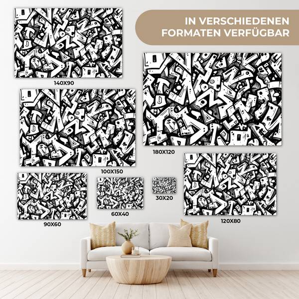 LEINWANDBILD Muster 90 x 60 cm