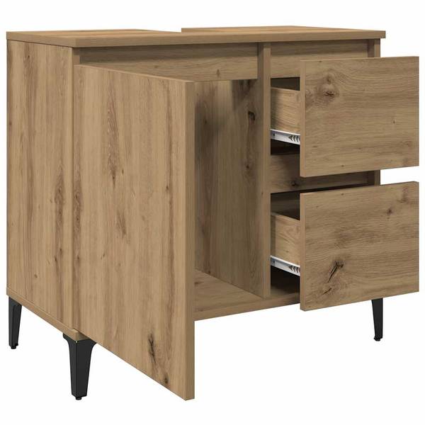 Badkamerkast 3029250 eikenhout