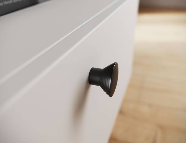 Nachttisch Savona Weiß - Holzwerkstoff - 60 x 55 x 40 cm