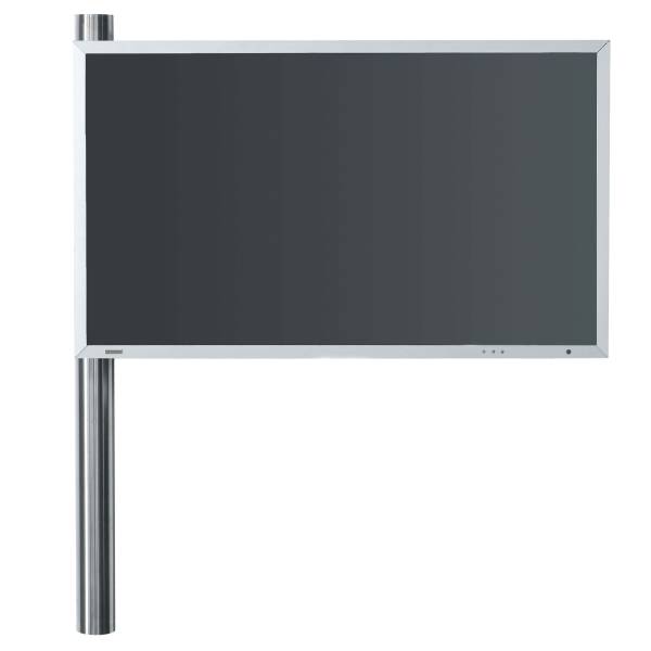 Wandhalterung TV solution art 123 Gr. 3 Silber - Metall - 4 x 170 x 9 cm