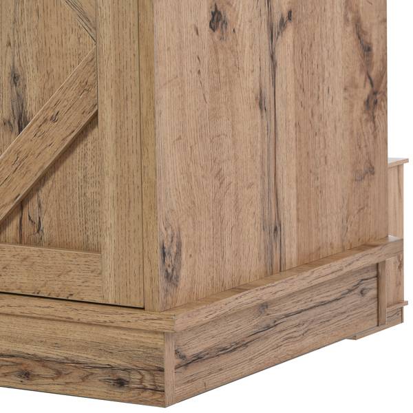 TV-Lowboard Astraios Ⅳ Schwarz - Braun - Holz