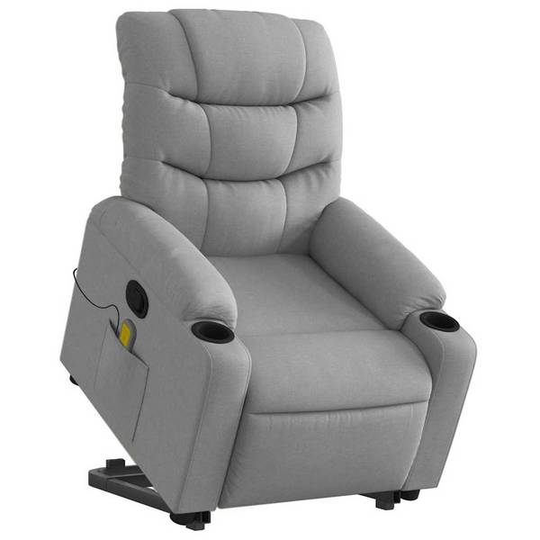 Fauteuil inclinable de massage 3032754-2 Gris lumineux
