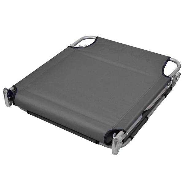 Sonnenliege 3005315 Grau - Stahl - 58 x 27 x 189 cm