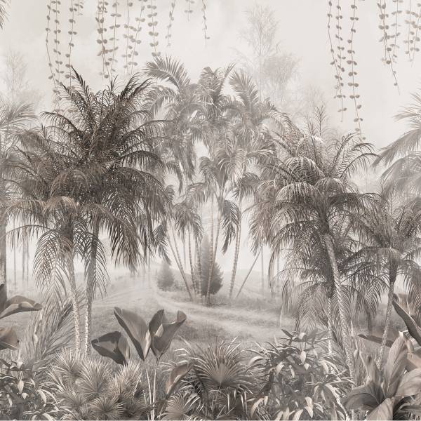 Vlies-Fotobehang JUNGLE In Vintage Stijl 460 x 300 x 300 cm