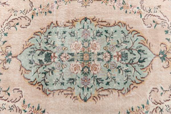 Teppich Ultra Vintage CCCVII Orange - Wolle - 175 x 1 x 284 cm