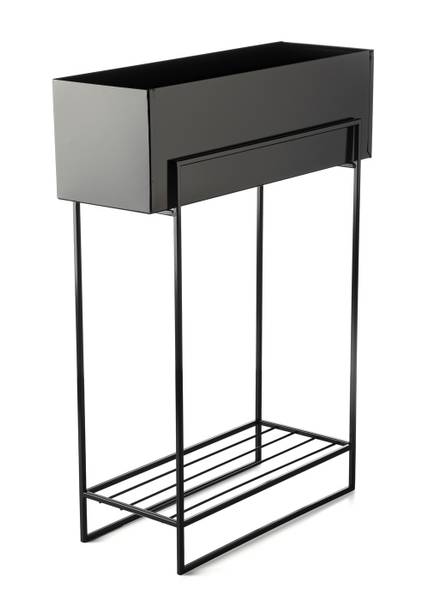 Blumenständer 10-1629 Schwarz - Metall - 60 x 82 x 23 cm
