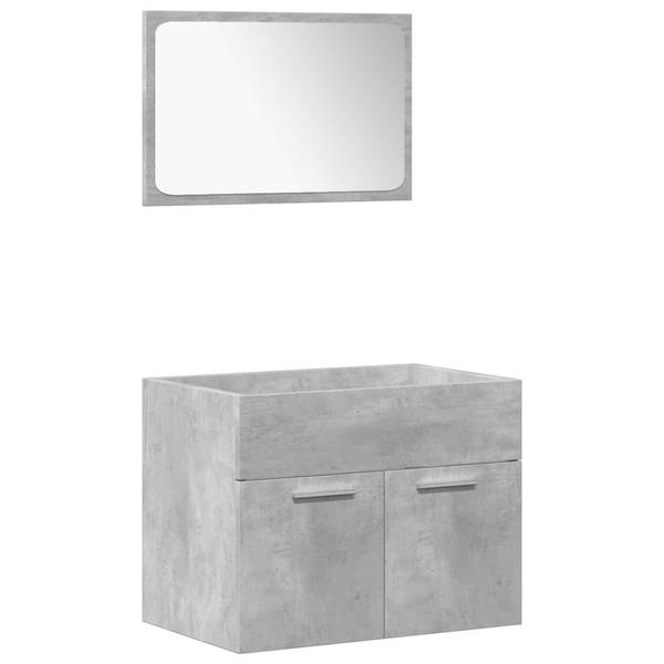 Badkamermeubelset 3007822-2 Set van 4 betonnen look - Breedte: 60 cm