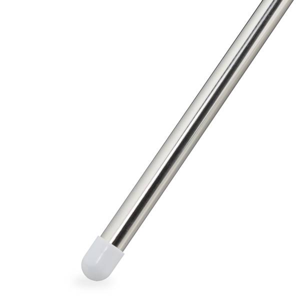 Étendoir à linge pour cintres Argenté - Blanc - Métal - Matière plastique - 62 x 150 x 52 cm