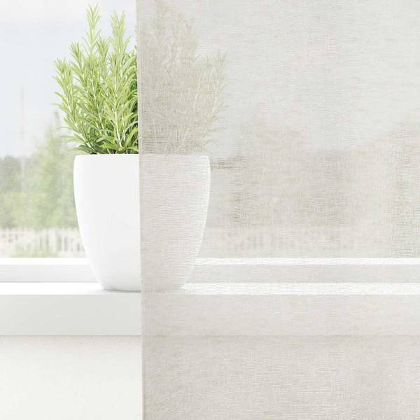 Fensterbehandlungen 3044631-3 2er Set Blanc crème - Largeur : 260 cm