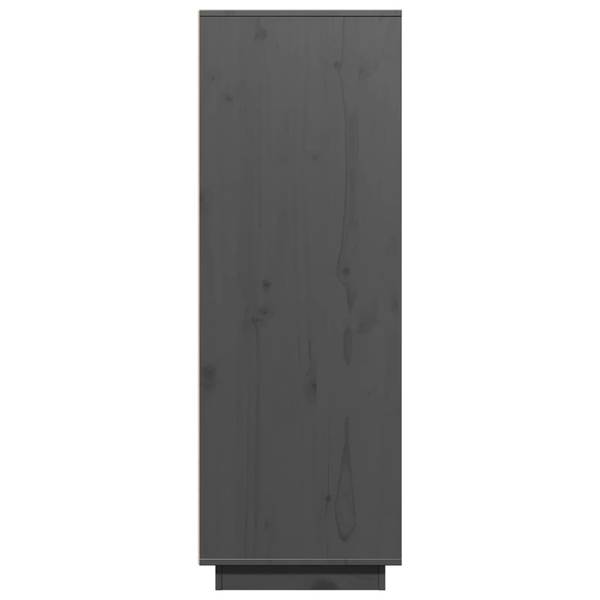 Highboard DE4735 Grau - Massivholz - 60 x 117 x 40 cm