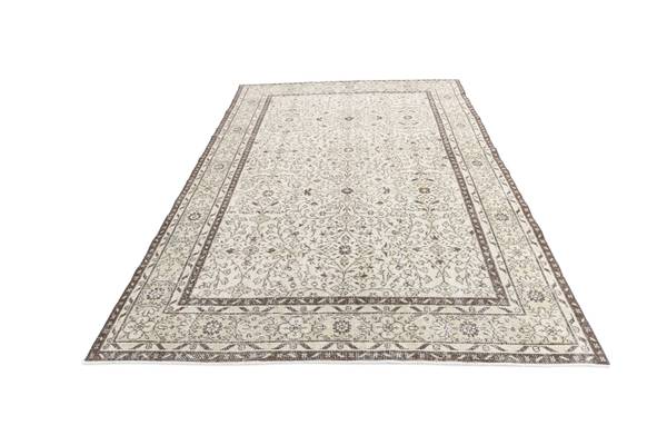 Tapis Ultra Vintage DCXXIX Beige - Laine - 175 x 1 x 297 cm