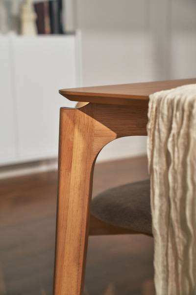 Eettafel SPEATIC bruin - plaatmateriaal op houtbasis - 150 x 75 x 90 cm