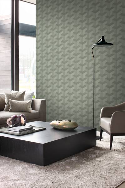 Tapete 348003 Grün - Fleece - 50 x 900 x 900 cm