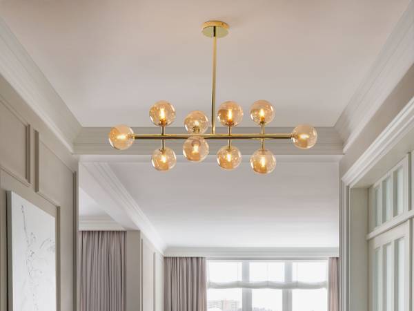 Pendelleuchten RAMIS Gold - Metall - 90 x 68 x 90 cm