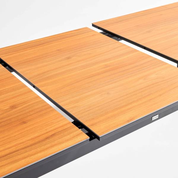 Gartenmöbel Melbourne Braun - Metall - 100 x 76 x 320 cm