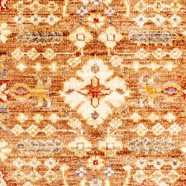 Orientteppich Oriental Orange - Wolle - 80 x 1 x 122 cm
