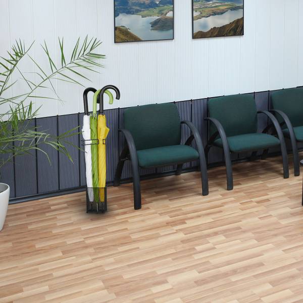 Regenschirmständer aus Metall Schwarz