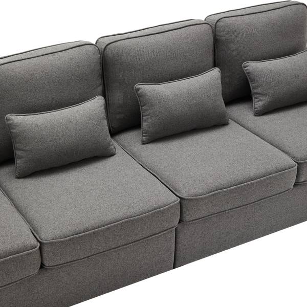 4-Sitzer Sofa Mercury Ⅷ Dunkelgrau
