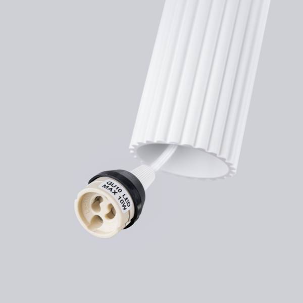 Pendelleuchte Karbon LED 4000K Weiß - 20 x 108 x 20 cm