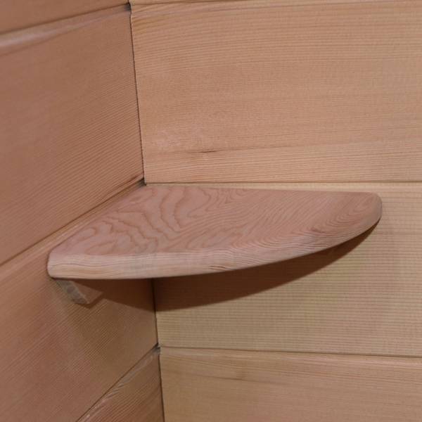 Infrarotkabine LAVAL PLUS Beige - Holz teilmassiv - 135 x 190 x 105 cm