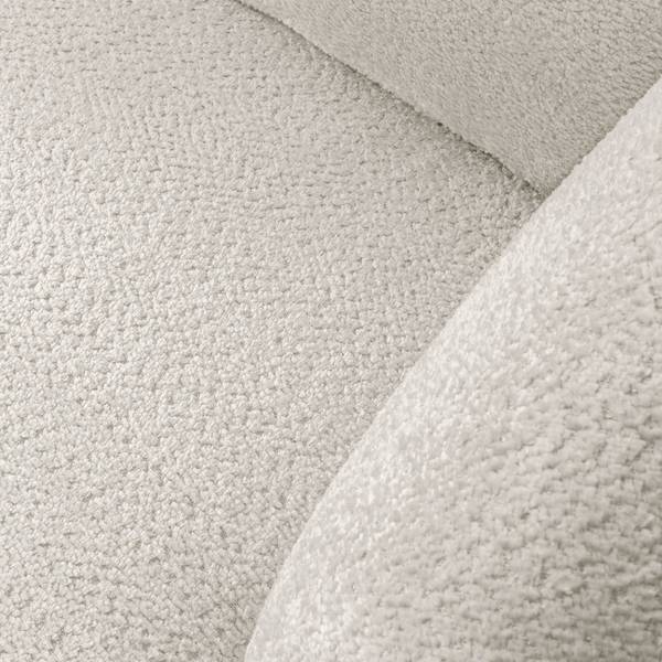 Canapé individuel VIRA Blanc - Gamme chenille