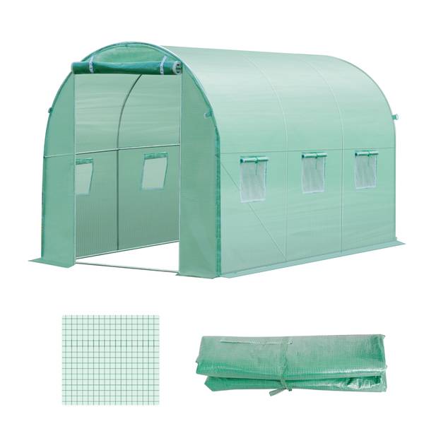 Ersatzfolie 845-382V03GN Grün - Kunststoff - 200 x 200 x 300 cm