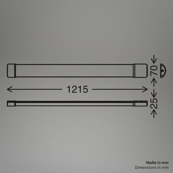 Möbelleuchte Wara 2371016 Tiefe: 122 cm