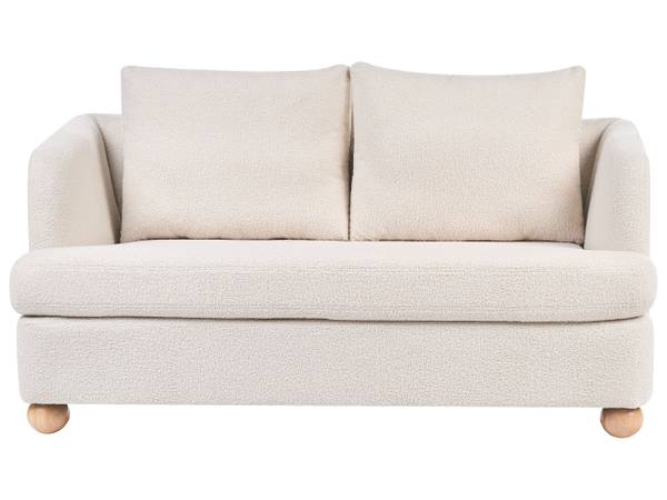 Sofa RATTVIK 4-tlg Braun - Weiß - Naturfaser - 162 x 86 x 82 cm