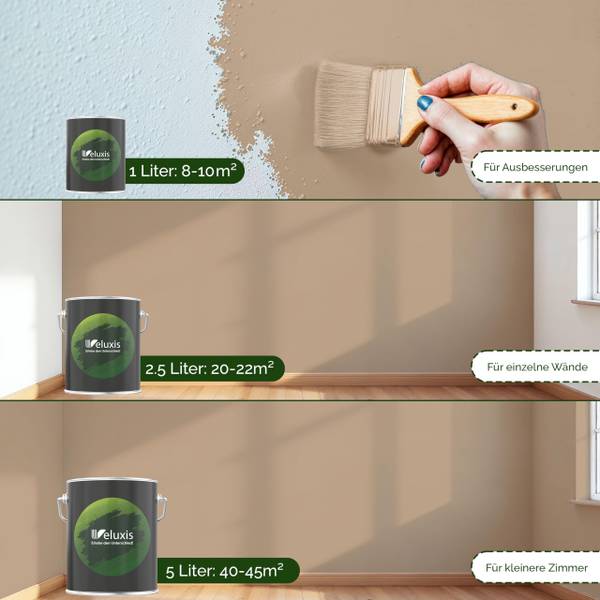 Wandfarbe   Amber Stone Beige - Harz - 19 x 23 x 19 cm